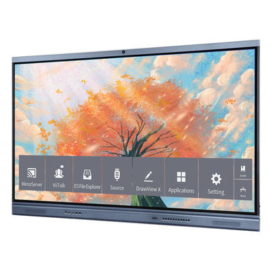 20 Điểm cảm ứng 75 Inch LCD Smart Board Đối với giải pháp cảm ứng tương tác trong hội nghị văn phòng trường học