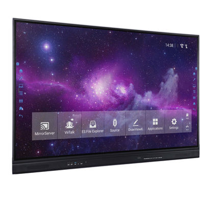 Gương kính chống lóa Bảng trắng tương tác quang học Nhôm 65in