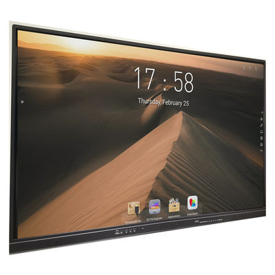 Kính cường lực 65 inch 4mm IR Interactive Whiteboard Màn hình 4K DLED