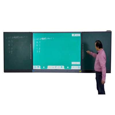 Blackboard thông minh 75 86 inch màn hình đa ngón tay tương tác cảm ứng bên trái bên phải bảng cho học sinh lớp học