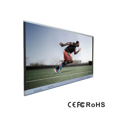 Màn hình cảm ứng 86 "Bảng thông minh Góc nhìn 178 độ Khung nhôm Nhận dạng cử chỉ Bảng điều khiển phẳng