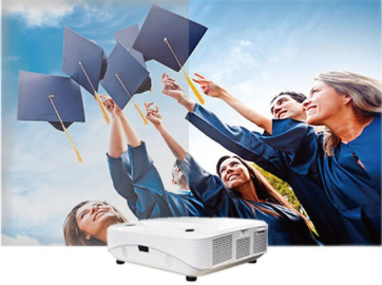 iBoard Mức giá rẻ DLP Laser Portable Projector 4K Whiteboard Ultra Short Throw Projector cho lớp học
