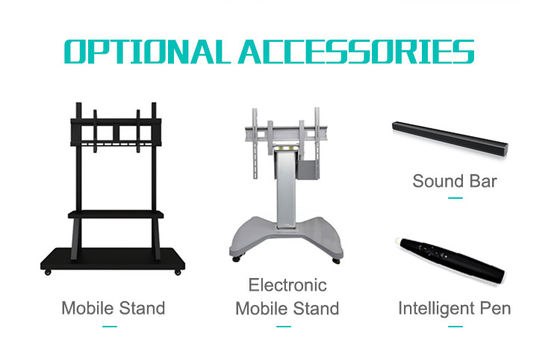 Bảng thông minh iBoard 4K, Công nghệ hồng ngoại Bảng điện tử 98 inch để dạy Viết phản hồi nhanh