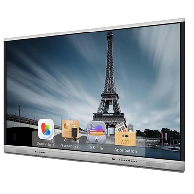 65 75 86 inch Android 20 Điểm cảm ứng Bảng tương tác IR Bảng trắng chia sẻ không dây Cuộc họp video