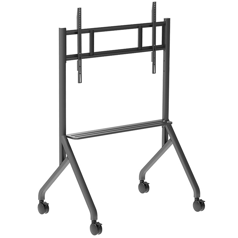 Điện thoại di động TV Wall Mount Độ cao điều chỉnh xe tải truyền hình TV Brackets Trolly Stand cho 65 "-86" Chuyên nghiệp Full Motion