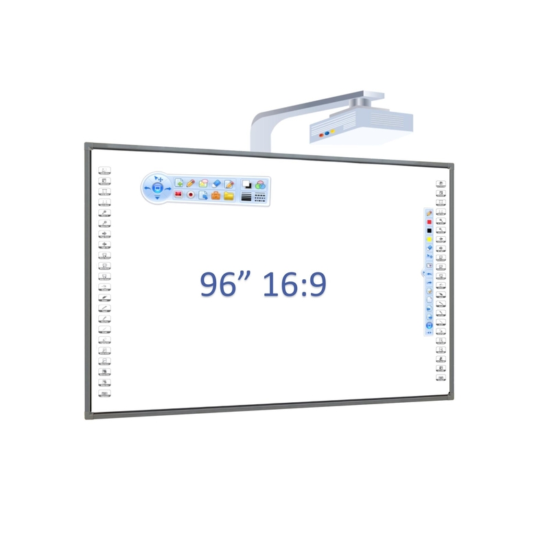 84/87/92/98 Inch 10 điểm Bức tay hồng ngoại đa cảm ứng tương tác Điện tử Whiteboard thông minh bảng để giảng dạy
