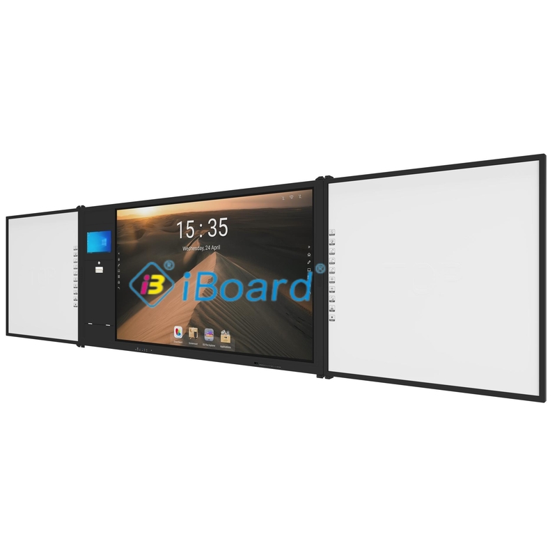 Bảng trắng tương tác 4K Ultra HD với loa tích hợp trên bảng điều khiển Grade AG để thuyết trình hấp dẫn