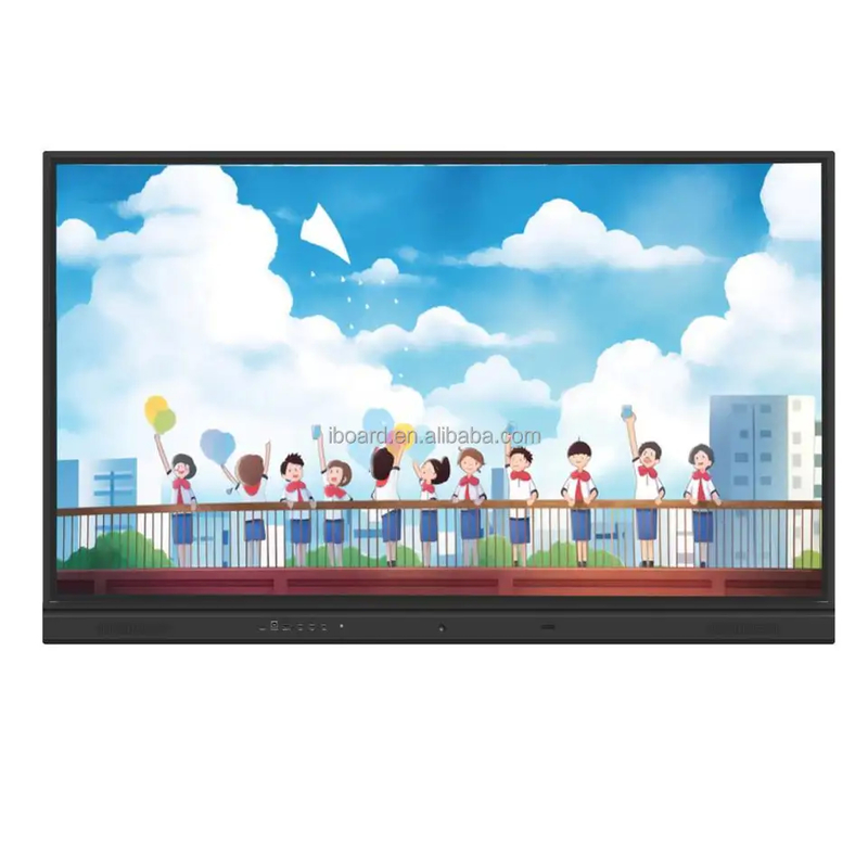 65 75 86 inch 20 Touch Android Interactive Flat Panel với 4000: 1 Khác biệt 6ms với WIFI Hotspot HDMI / VGA / USB Outputs