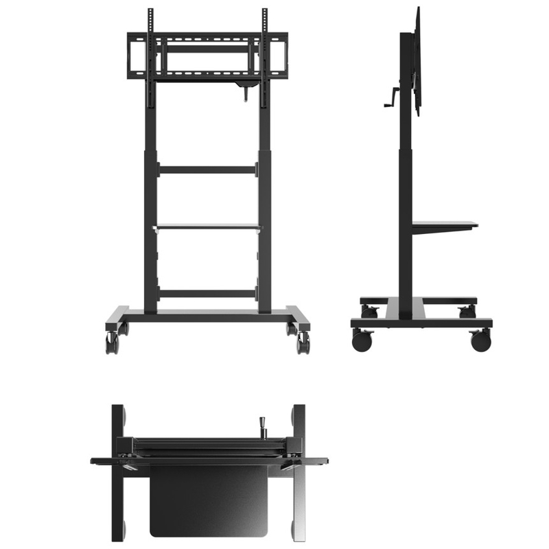 Phong cách mới Đứng sàn điện tử Đứng TV thông minh có thể điều chỉnh Đứng di động Đứng di động Trolley Mounts and Carts