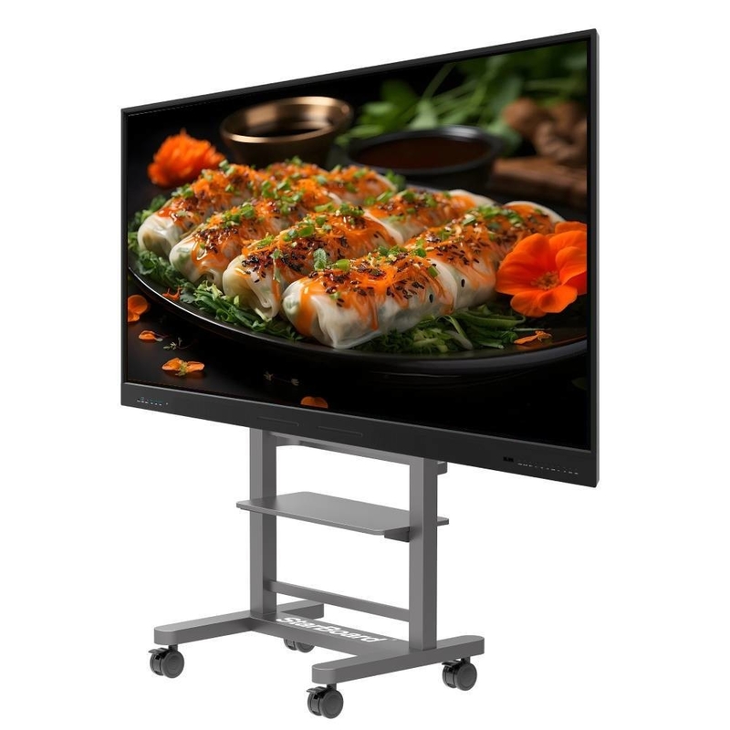 Iboard EDLA Google Chứng nhận 65 inch 75 inch Smart 20 Touch Monitor TV với USB VGA TYPE-C cho các hội trường tại nhà