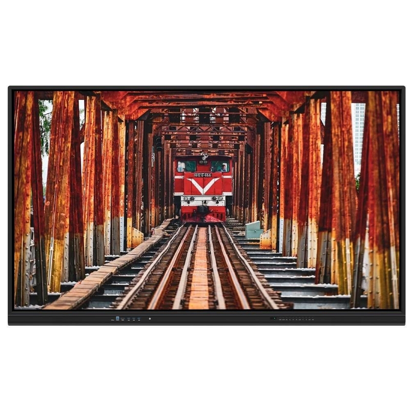 IR tương tác Whiteboardge 98 105 110 inch Màn hình lớn Smart TV cho truyền thông lớp học phòng họp phòng video Android cảm ứng wifi VGA âm thanh PC kết nối