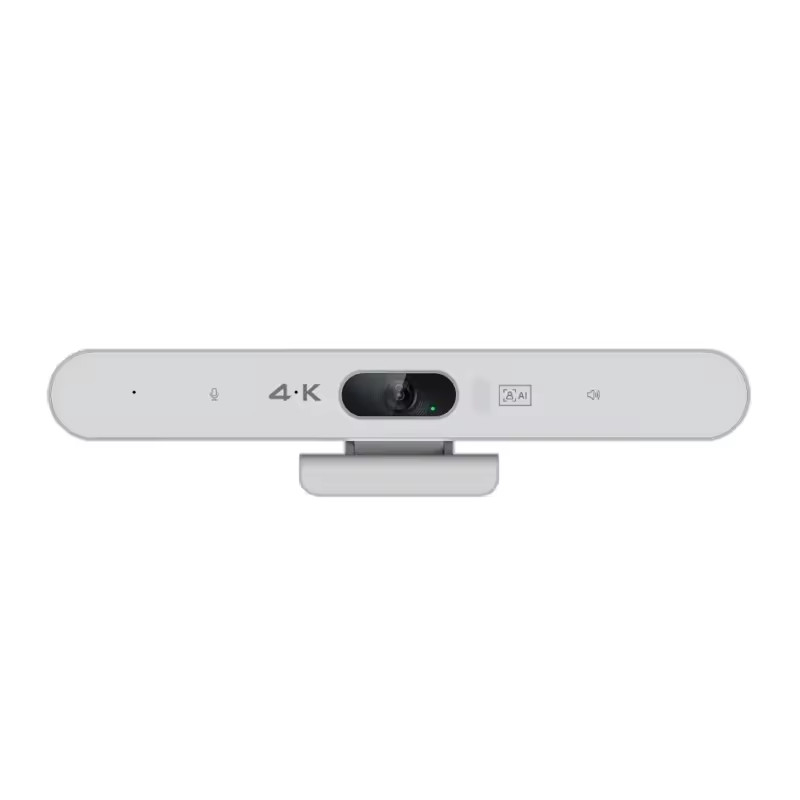 Đen Trắng Dễ cài đặt 4K Webcam Video Conference Camera Usb AI tự động theo dõi 2160p Webcam theo dõi với loa âm thanh phòng họp
