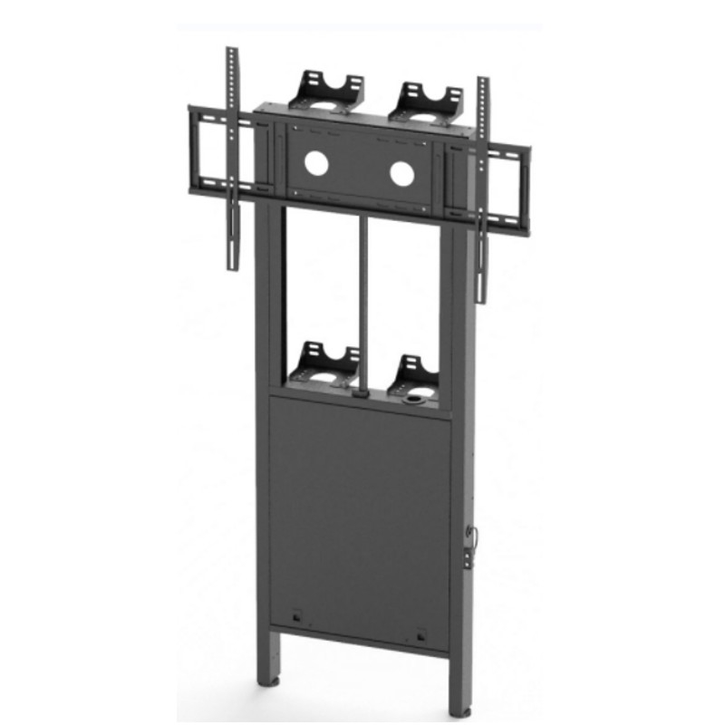 Đứng điện tử di động Đứng cao điều chỉnh hoặc sàn Đứng cho màn hình truyền hình bảng tương tác