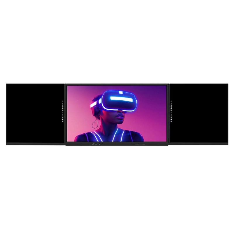 Bảng trắng thông minh thông minh 75 86 98 inch với hệ thống Android Windows OPS PC Camera Mic Máy quét tài liệu tùy chọn cho giảng dạy lớp học đại học
