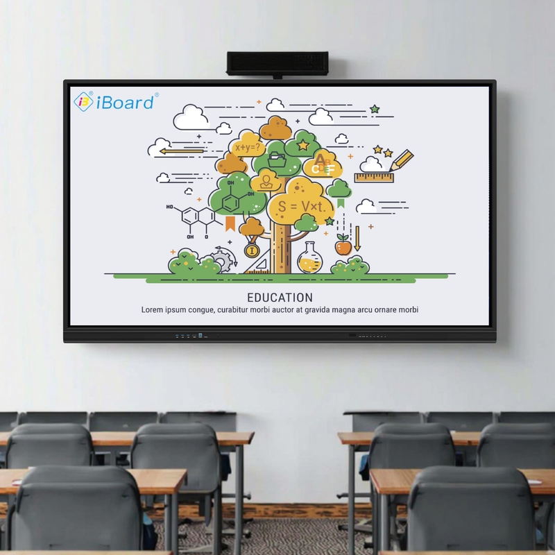 55 65 75 86 Inch 4K LCD Interactive Whiteboard Digital Panel Smart Classroom Electronic Board Digital Smart Board cho việc giảng dạy