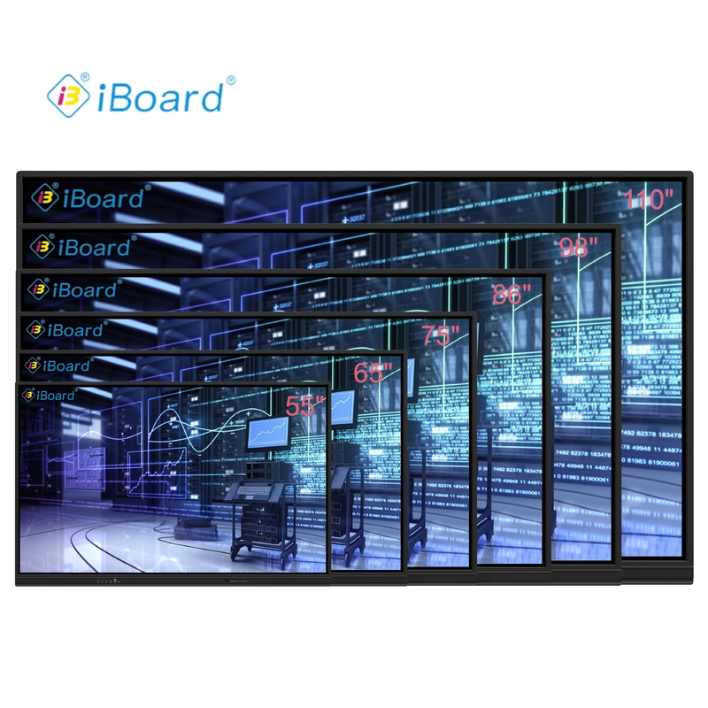 Blackboard thông minh với bảng điều khiển cảm ứng Android 75 86 Inch với máy ảnh và micro cho giáo dục và đào tạo