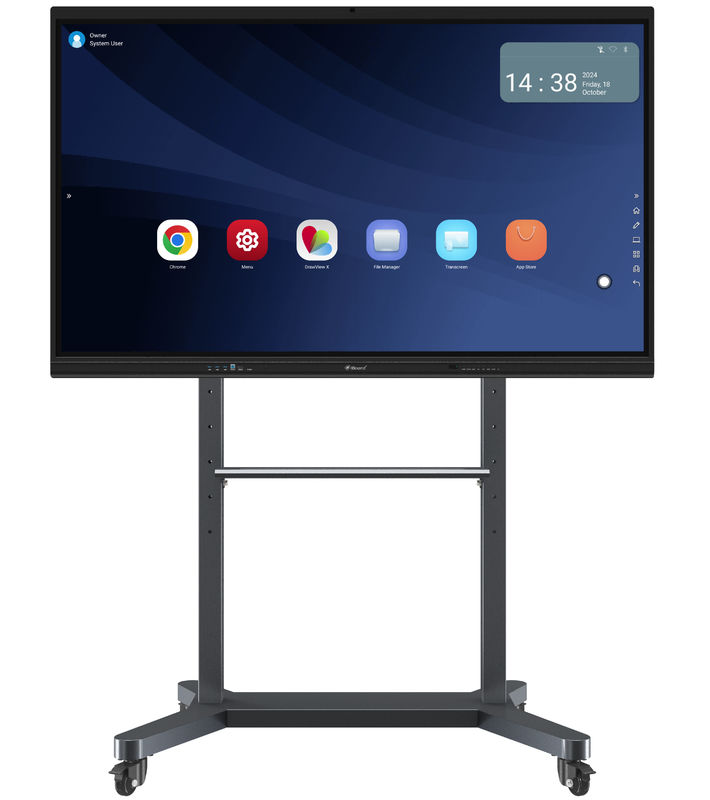 Màu đen Bảng bảng tương tác di động với giao diện USB hiệu chuẩn thủ công và màu OEM