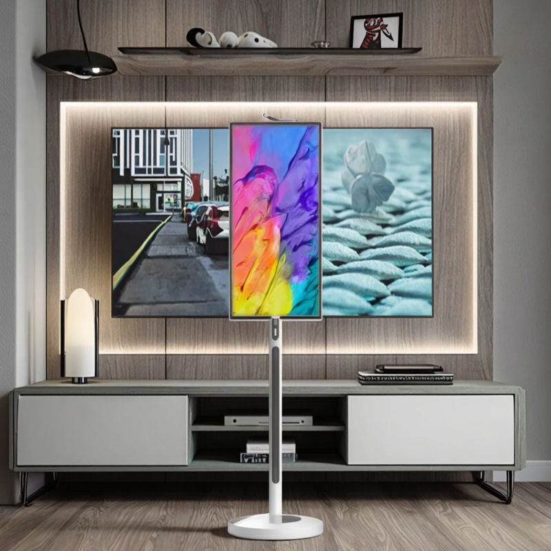 IBoard 27 32 Inch Android 13 In-Cell Touch Panel Smart TV LCD màn hình cảm ứng màn hình màn hình hiển thị Rolling Đứng di chuyển xoay với pin