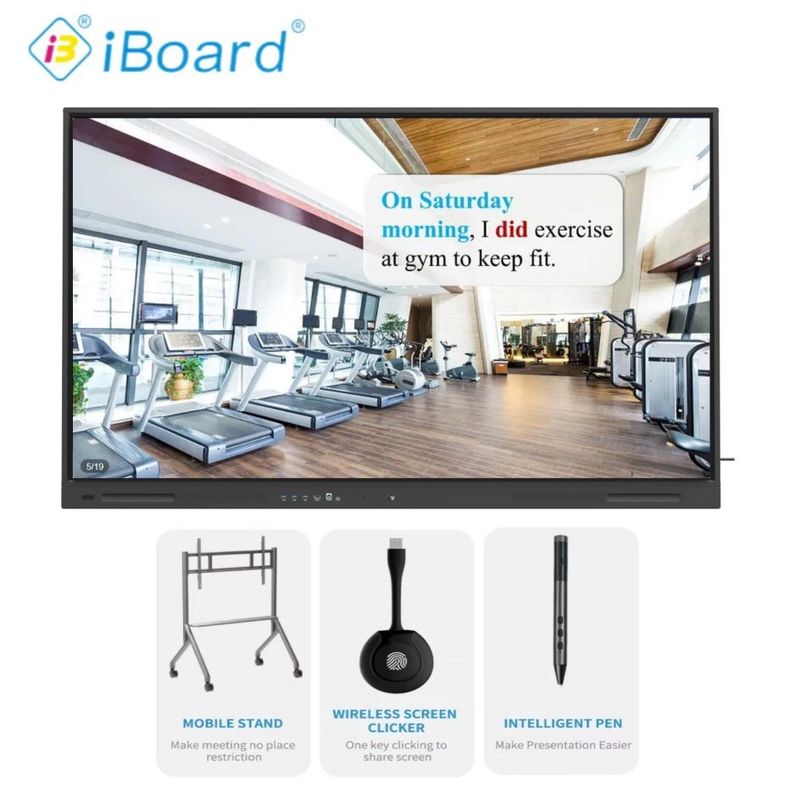 86 inch Interactive Flat Panel Smart TV với Hệ thống Android cập nhật Thiết bị chức năng AI cho cuộc họp văn phòng lớp học