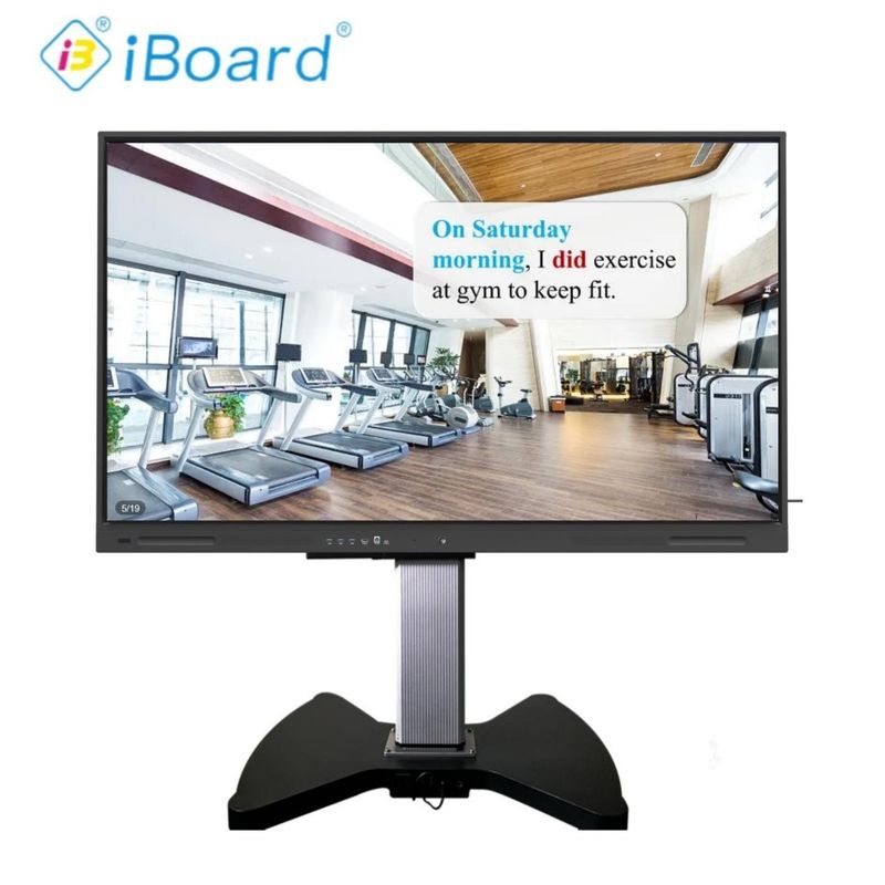 65 inch 4K UHD tương tác bảng phẳng Smart TV với hệ thống Android mới thiết bị cho lớp học cuộc họp văn phòng