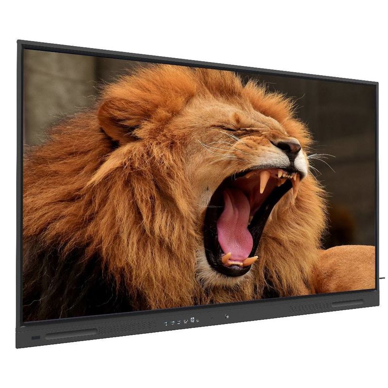 LCD Smart Board iBoard IFP 110 98 Các bảng tương tác Máy ảnh AI Android Phần mềm miễn phí Zoom Team màn hình cảm ứng điện tử