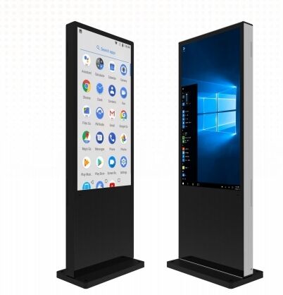 Kiosk màn hình cảm ứng 55 inch Android Standee IR PCAP Win PC Cho siêu thị Văn phòng thương mại