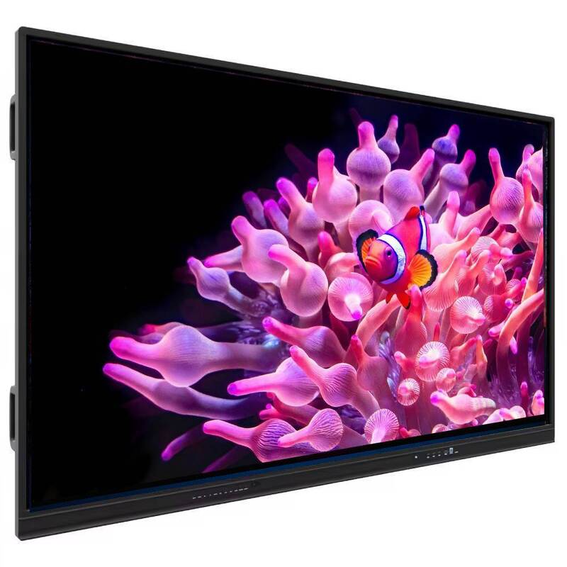 Bảng trắng tương tác thông minh màn hình phẳng 4K 75 inch, cảm ứng 40 điểm, dùng trong lớp học