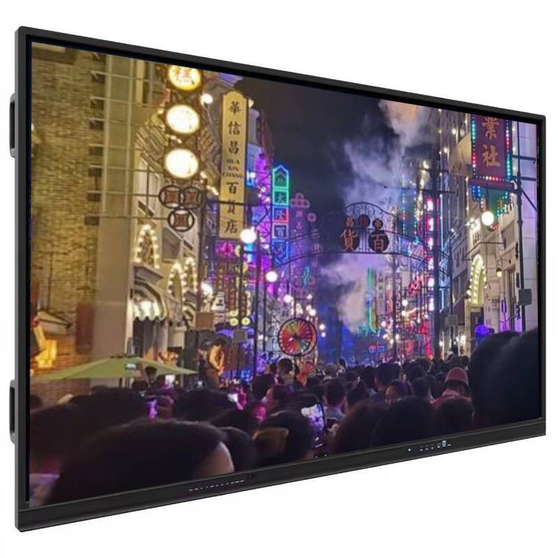 Bảng phẳng tương tác với Android 13 hoặc 14 4mm kính nóng và 6 Array Mic Xây dựng trong bảng trắng thông minh