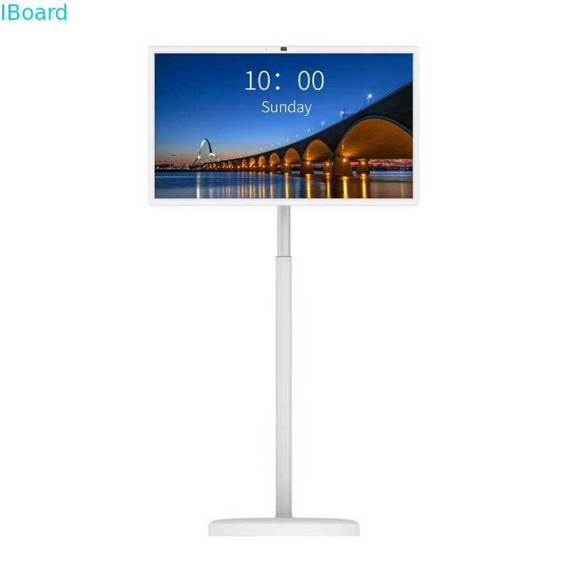 Bảng trắng tương tác không dây 32 inch với máy ảnh tích hợp và TV màn hình thông minh di động