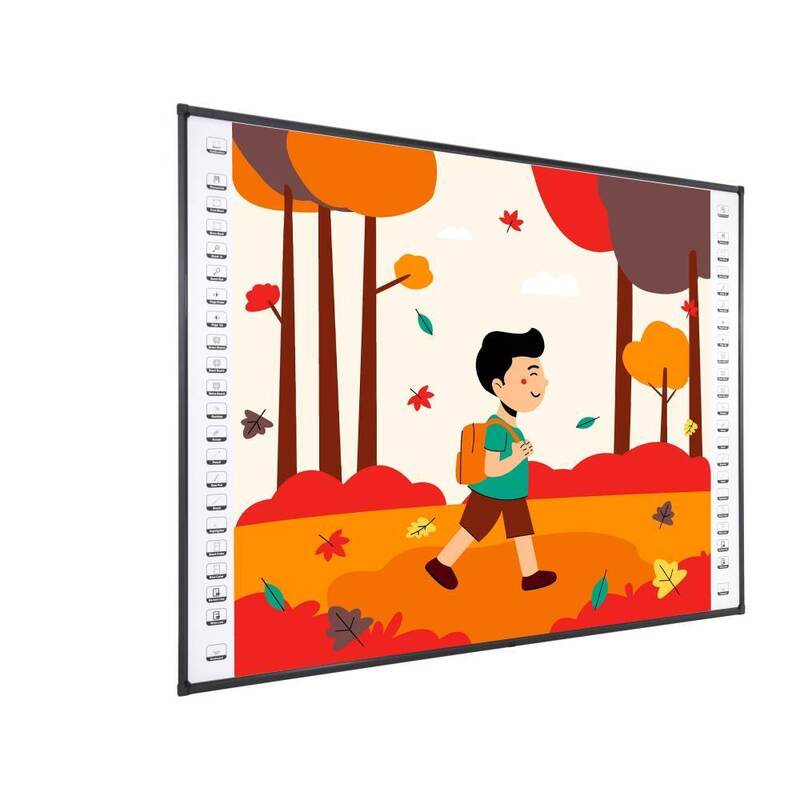 iBoard Smart IR Whiteboard với cảm ứng hồng ngoại có thể tùy chỉnh kích thước 64-150 inch Android Windows tương thích cho các cuộc họp trường học