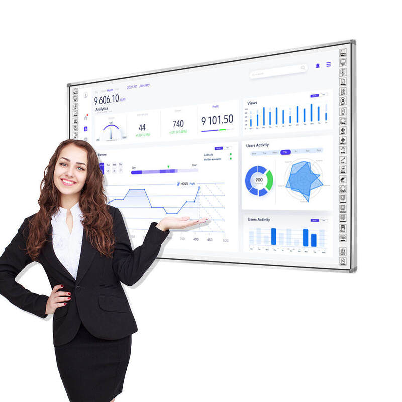 75 inch tất cả trong một bảng trắng tương tác với công nghệ hồng ngoại và màn hình cảm ứng 20 điểm