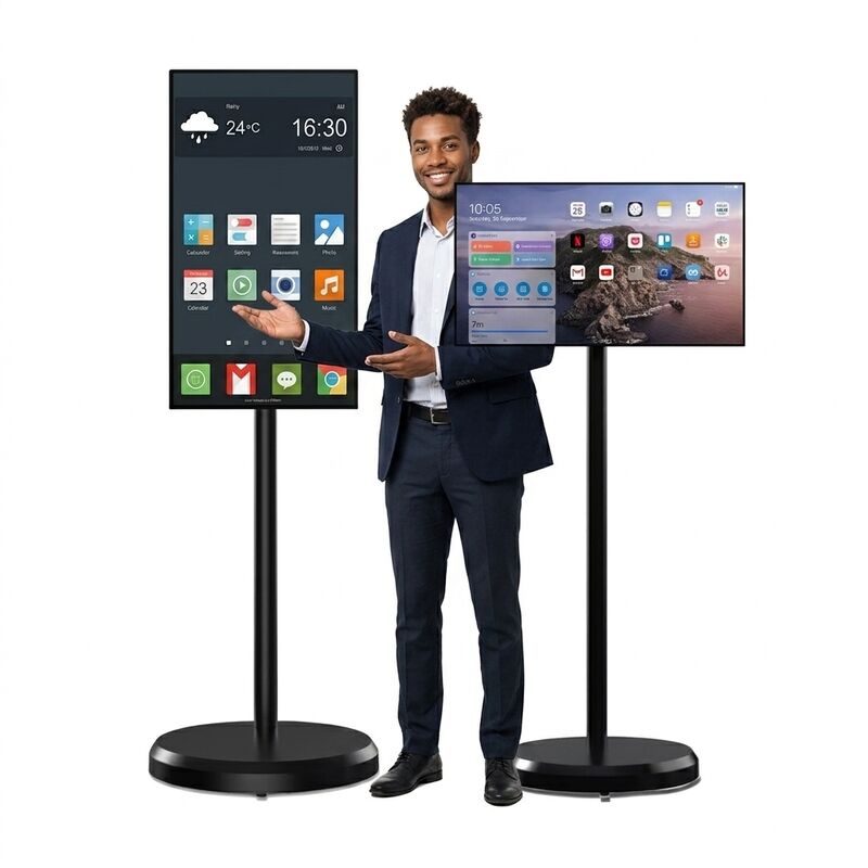 32 inch Android Portable Touch Screen Kiosk với Multi-touch Capacitive Screen cho biển báo kỹ thuật số tương tác
