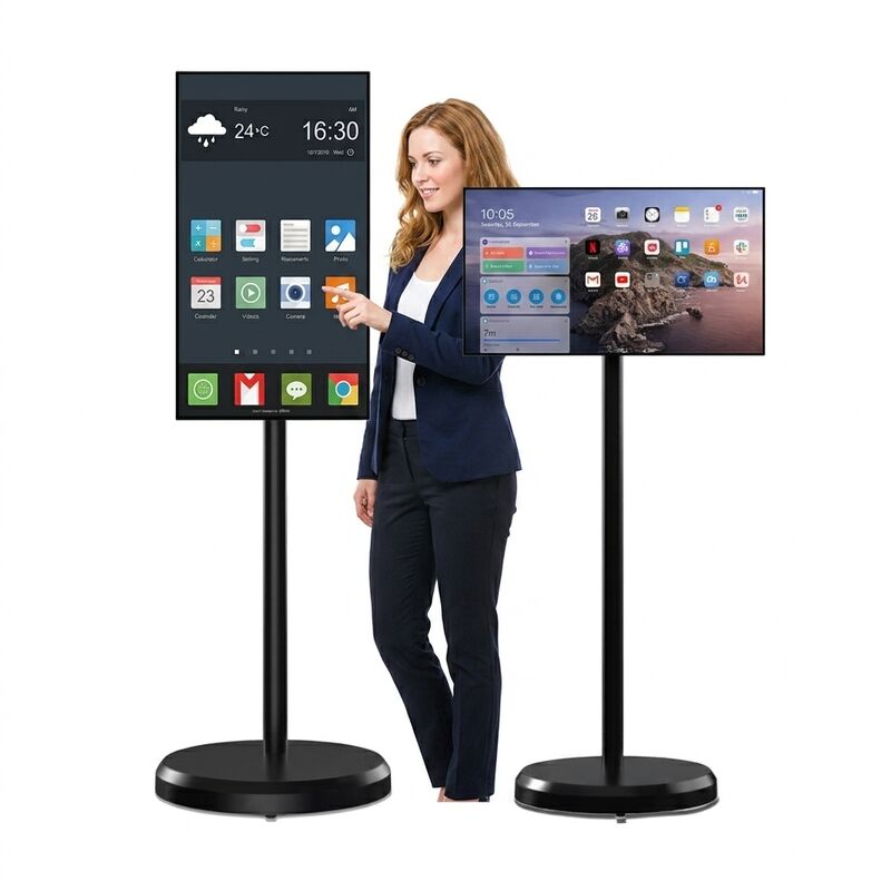 Kiosk màn hình cảm ứng 27 inch với loa 10W2 cho thông tin giao thông công cộng tương tác