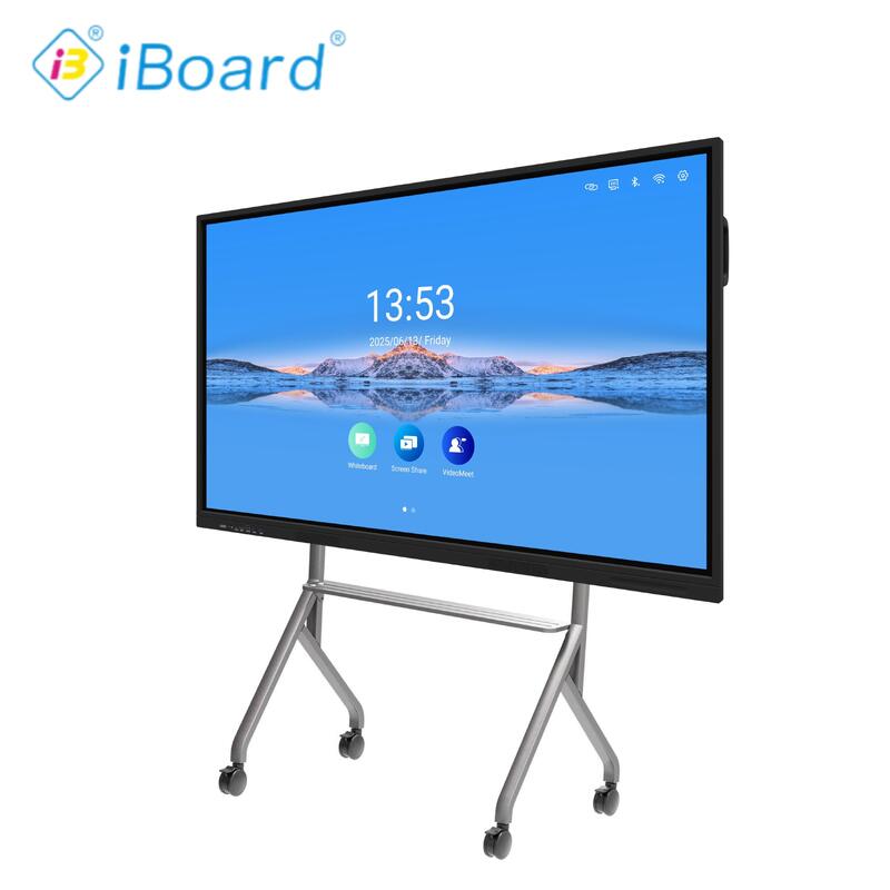 iBoard Interactive Flat Panel 86 Inch 4k độ phân giải Smart Touch với thiết bị hệ thống Android mới cho cuộc họp văn phòng lớp học