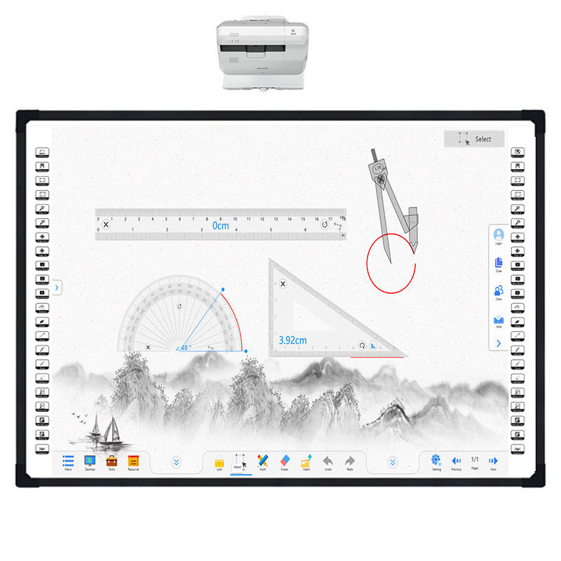 iBoard Factory Digital Smart Whiteboard Aluminum Frame Nano Ceramic Surface For Classroom Teaching Bảng cảm ứng Bảng tương tác