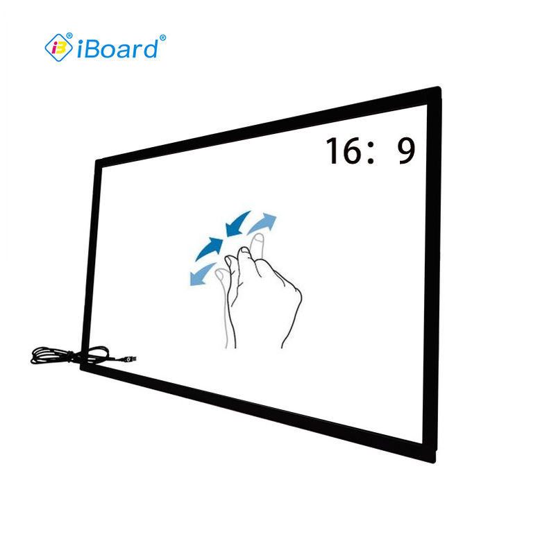 Hình cảm ứng hồng ngoại 43 "Màn hình cảm ứng Màn hình cảm ứng Bộ phủ cho gian hàng hỗ trợ Kích thước tùy chỉnh