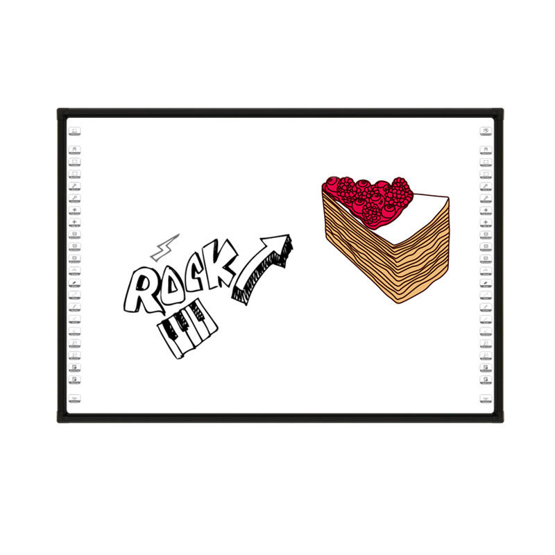 Bảng thông minh tương tác kỹ thuật số tương tác hồng ngoại 89 "cho văn phòng