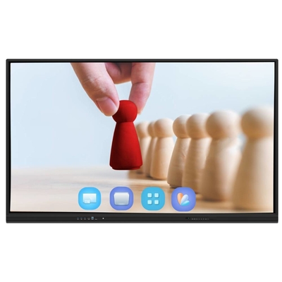 Android 13 IR Interactive Whiteboard Finger Touch 65 75 86 Inch Bảng hiển thị thông minh 4K với wifi RJ45 chia sẻ không dây từ pad / điện thoại / máy tính xách tay cho các cuộc họp văn phòng trường học