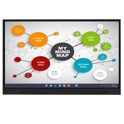 4K độ phân giải 86 Inch Led Smart Board Tất cả trong một máy tính tương tác màn hình bảng phẳng cho cuộc họp và giảng dạy