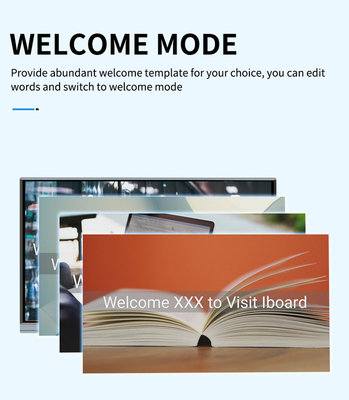 65 Inch 4K LED Smart Screen Monitor Infrared Interactive Whiteboard Touch Panel
