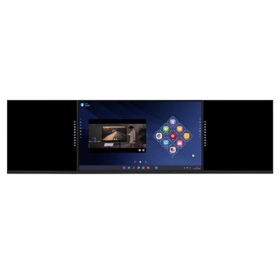 Intelligent Blackboard 86 98 Inch Android OPS Hệ thống kép 20 điểm cảm ứng Camera Mic Scanner WIFI BT Inbuilt Cho văn phòng giáo dục