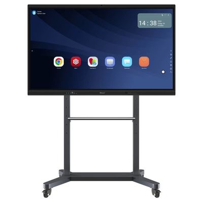 Màn hình cảm ứng tương tác 86 inch Bảng trắng tương tác với giá đỡ di động hoặc gắn tường