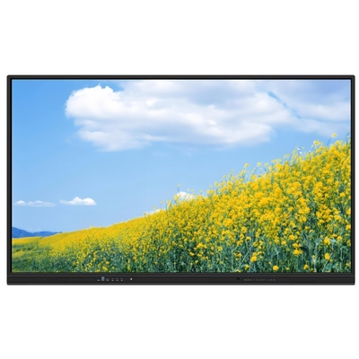 4K độ phân giải tương tác bảng phẳng 350 độ sáng độ sáng cao và 15W * 2 loa Android 13 tương tác bảng trắng cho giáo dục và họp trường học
