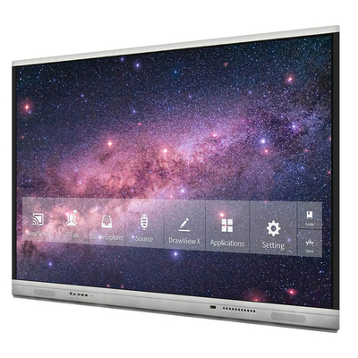 Whiteboard màn hình cảm ứng tương tác độ tương phản cao cho tùy chọn gắn tường và giao diện đầu ra âm thanh