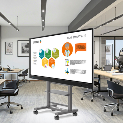 Android 13 Bảng trắng tương tác 65 inch đa chức năng tất cả trong một màn hình bảng phẳng tương tác thông minh Serial USB giao diện màn hình lớp học mới
