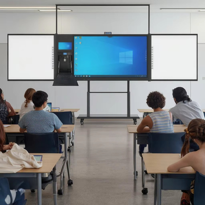 Intelligent Interconnected Recordable Shareable Lockable Blackboard Interactive Whiteboard Solution For School Collaborative Brainstorming Styles pen mark pen Chalk writing board