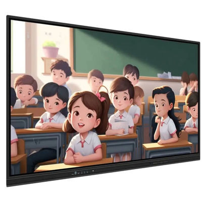 55 65 75 86 98 105 Inch 4K kỹ thuật số tương tác bảng phẳng màn hình cảm ứng Ai Smart Interactive Whiteboard cho hội nghị lớp học