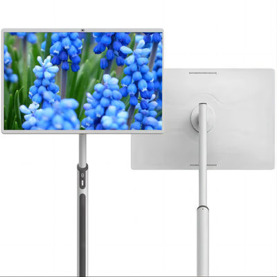 32 inch FHD Android 13 8 + 128gb 8-core Smart TV trên bánh xe điều khiển từ xa màn hình cảm ứng màn hình màn hình với pin 13MP Camera Portable Rotate TV