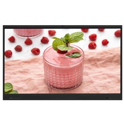Màn hình cảm ứng tương tác 86 inch Android 14 8+128G có loa, camera, micrô, cảm biến ánh sáng, phần mềm tích hợp, Wifi, trình chiếu không dây từ Pad, Điện thoại, Máy tính xách tay