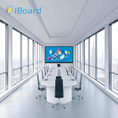 Màn hình phẳng tương tác 98 inch 4K UHD, màn hình cảm ứng thông minh với chức năng AI chiếu, bảng thông minh cho phòng họp